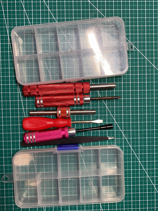 迷你四驱车工具打包处理和零件盒