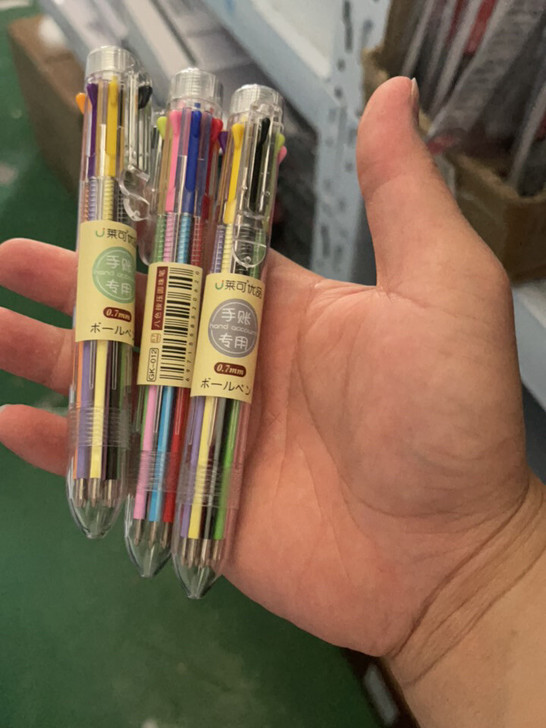 莱可优品十色圆珠笔；GK-012莱可优品十...