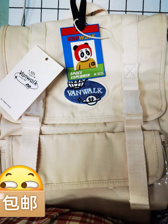 Vanwalk 太空 双肩背包有黑色，白色...