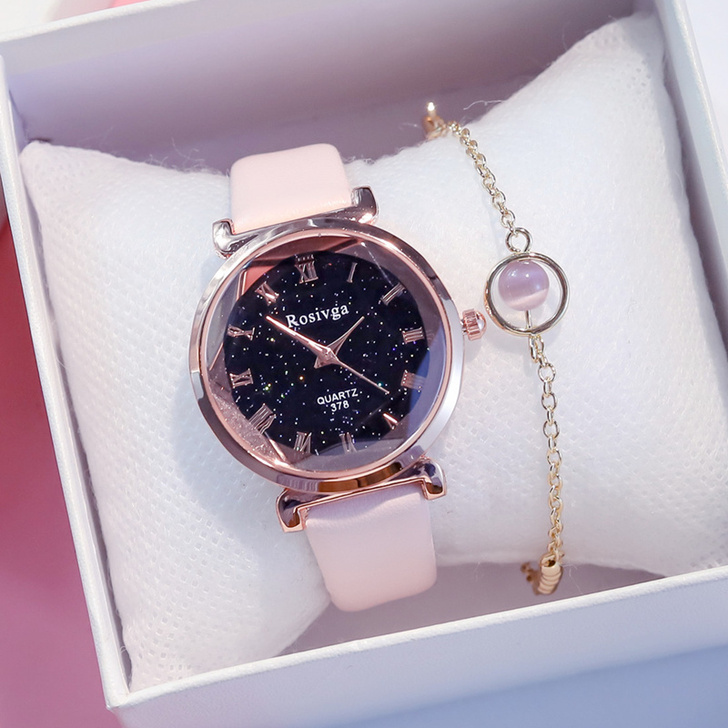 2021年新款手表女满天星系列小众设计in...