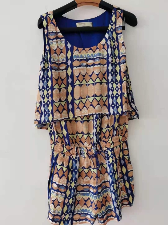 播 桑蚕丝连体裤165 几乎全新 距凉快...