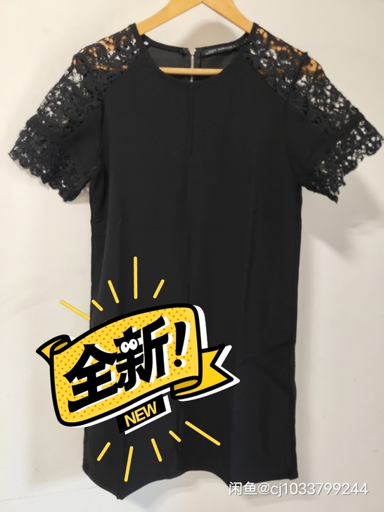 【全新!捡漏】Zara蕾丝雪纺连衣裙显瘦 ...