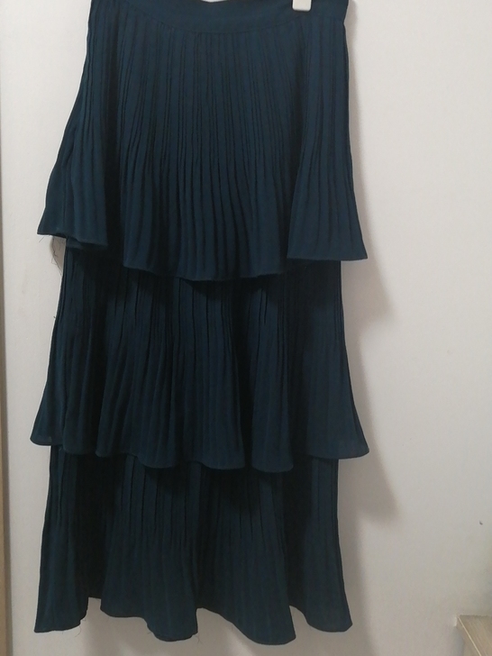 绿色复古蛋糕裙M