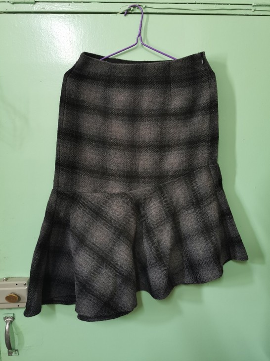 鱼尾裙不规则半身裙秋冬