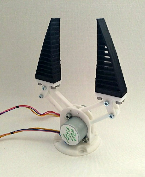 柔性夹持器机械爪 模型3D图纸