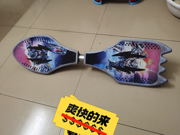 成人滑板车，蛇行游龙滑板，功能完好就是脏了...