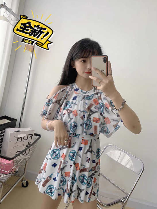 【全新未拆封包邮】泳衣女夏连体保守2021...