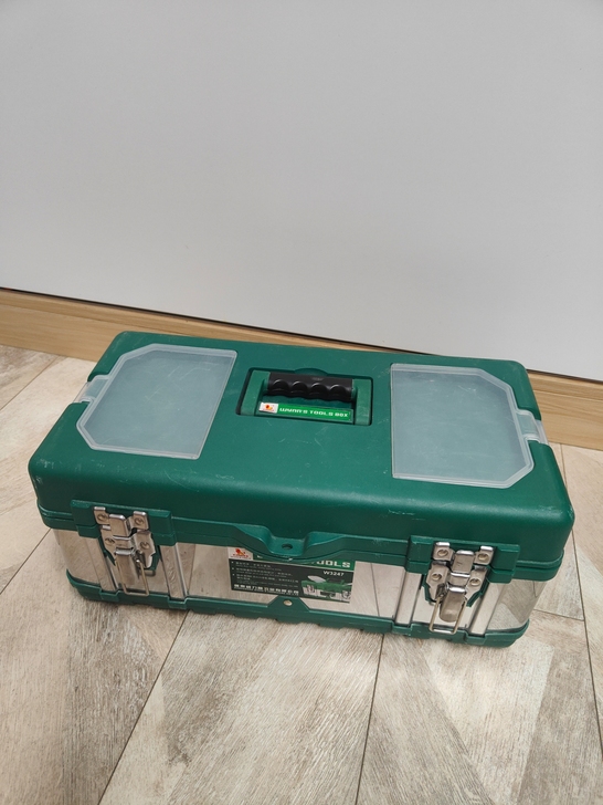 威力狮工具箱,不锈钢包边带零件盒工具箱,耐...