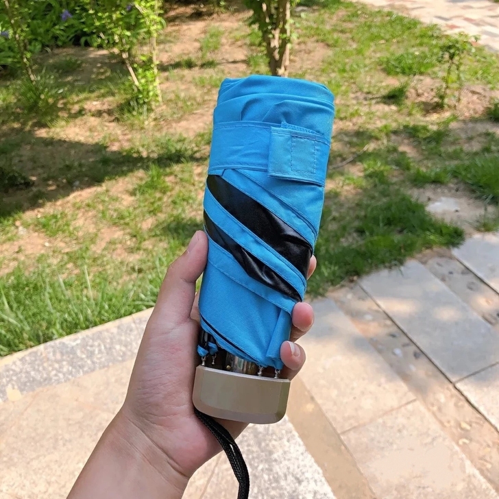 手机一样大的晴雨伞(50倍防晒)