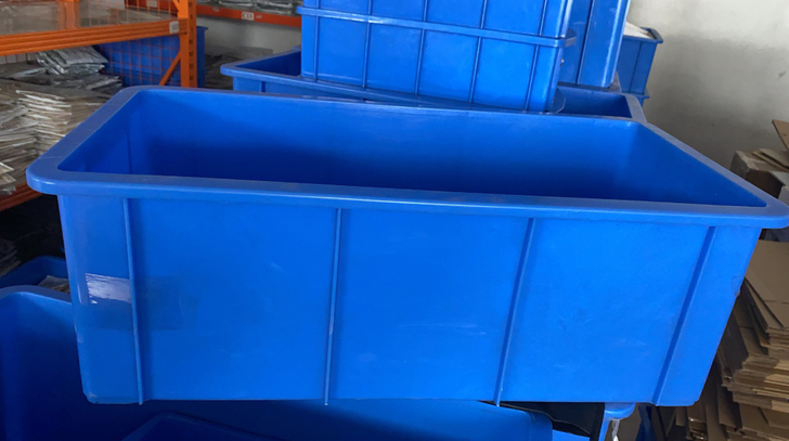 加厚塑料周转箱长方形大号物流运输框小号零件...