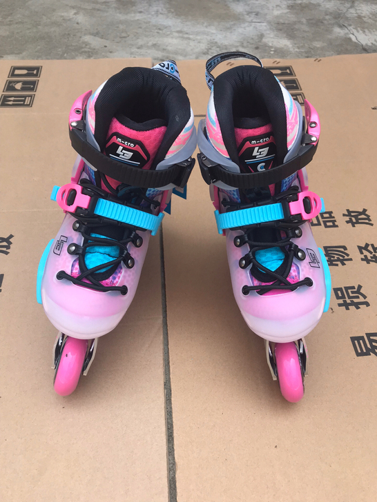 全新瑞士micro迈古轮滑鞋Le米高S7儿...