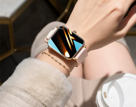 适用于华为苹果女士智能手表蓝牙电话多功能女...