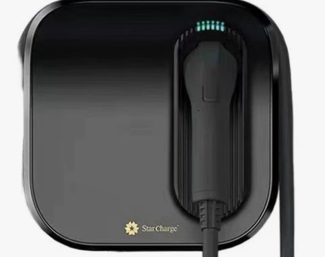星星充电桩弯月款7kw新能源电动汽车充电桩...