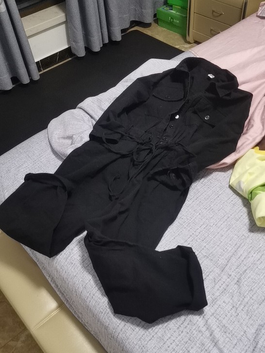 连体裤七分袖均码