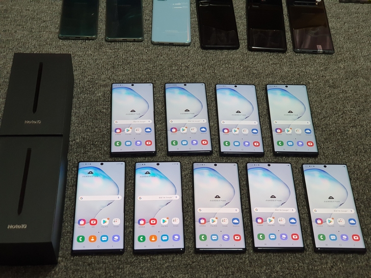 全部完美屏，三星Note10，骁龙855，...