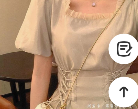 2021新款宫廷赫本风泡泡袖连衣裙法式复古...