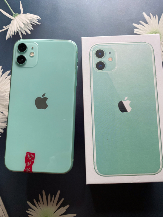 苹果11美版64GiPhone11绿色有锁...