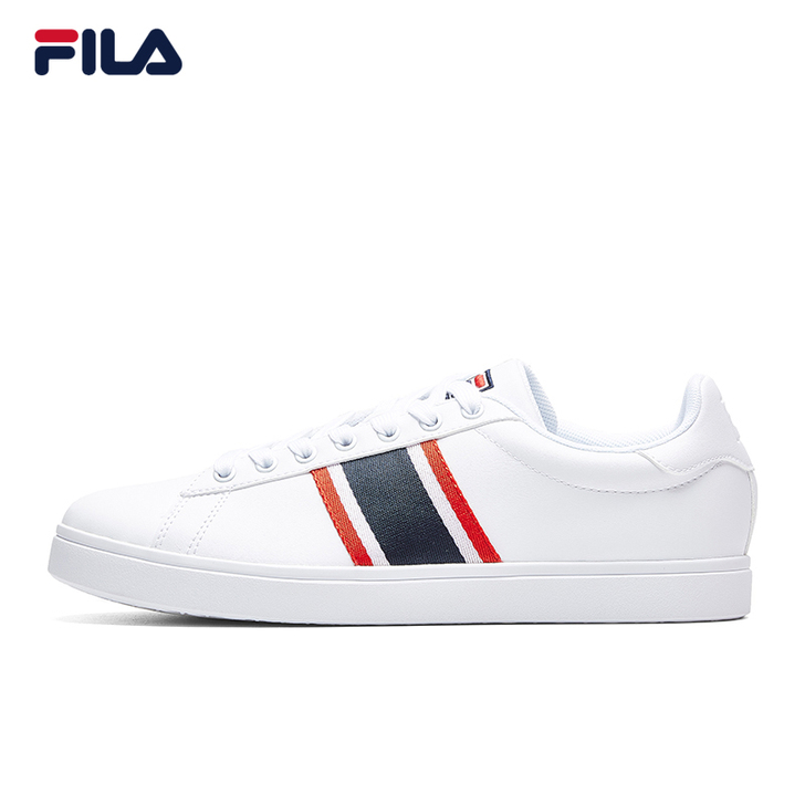 FILA 斐乐官方网球文化鞋新款白色板鞋女...