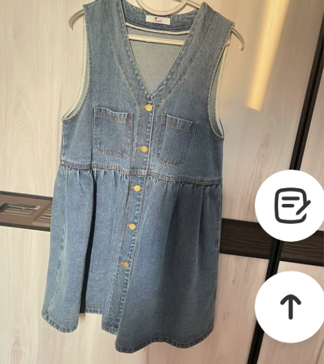 牛仔背带裙 全新仅试穿 本 感兴趣的话点“...