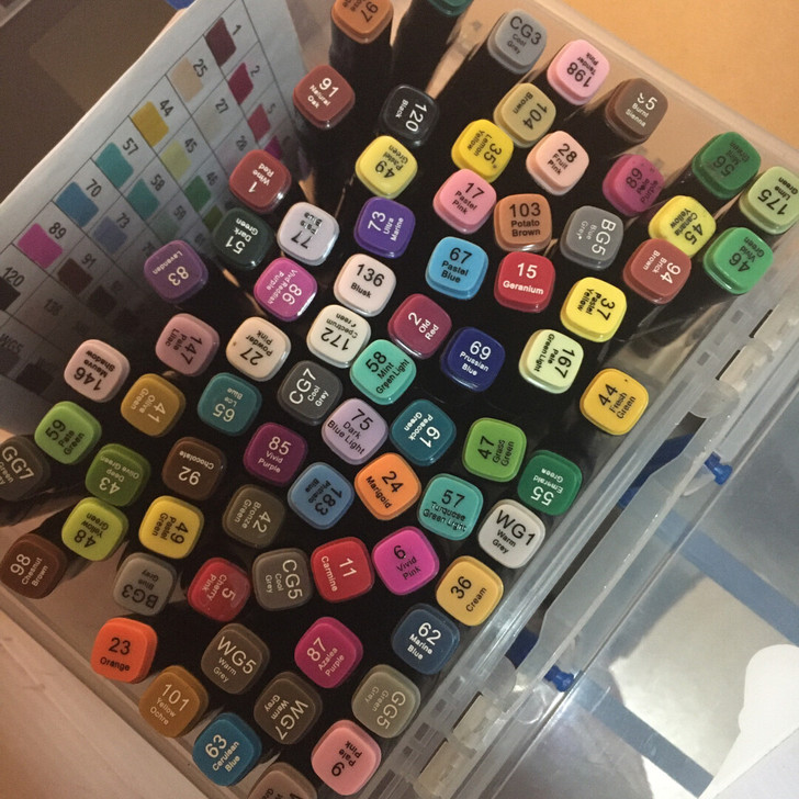 服装设计   80色马克笔