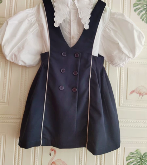 120码背带裙 学院风 全新 不议价,不退...