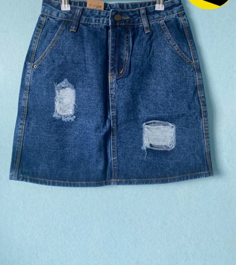 全新品牌牛仔半身裙女秋冬2022新款显瘦A...
