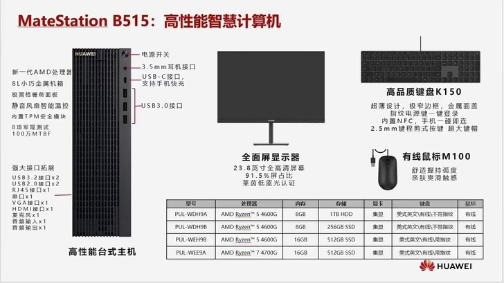 华为台式机大量现货