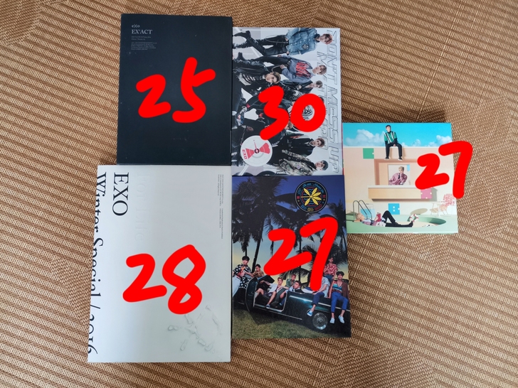 【出】低价出exo早期专辑 都是裸专 标价...