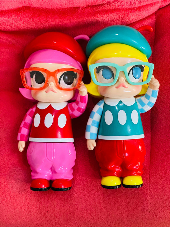 molly老夫子手办粉色