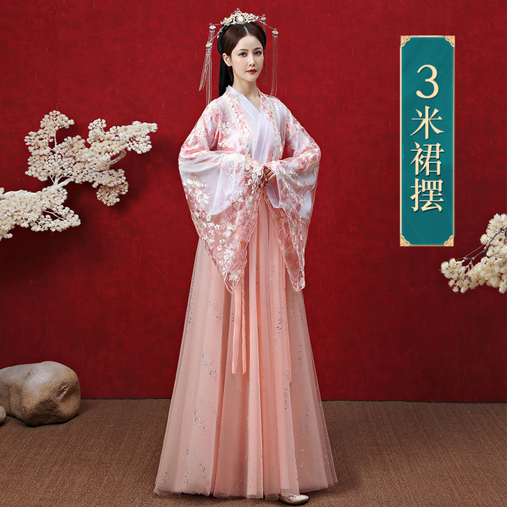 夕洛茜古装汉服女中国风夏季仙气超仙襦裙仙女...