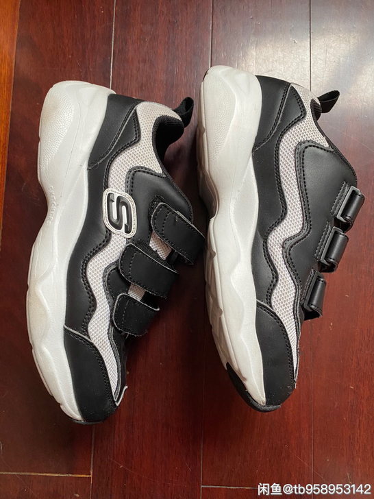 正品斯凯奇skechers36码熊猫鞋休闲...
