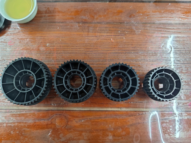 DIY电动滑板同步轮