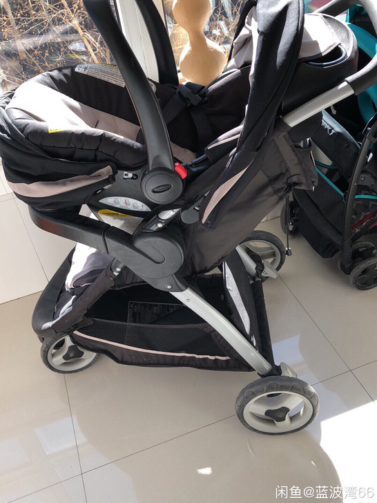 童车graco美国带回，大轮a八成新，婴儿...