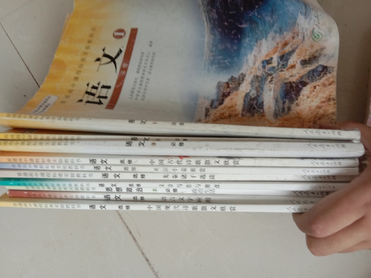 全套语文，英语，数学，物理书，21年毕业，...