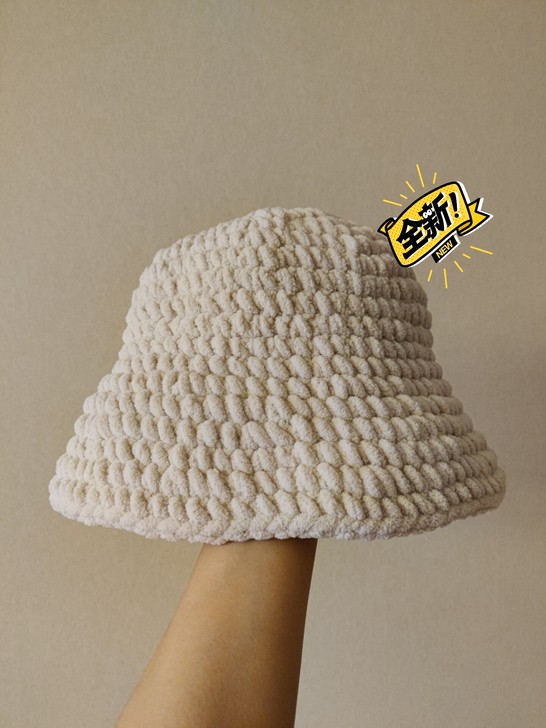 手工编织渔夫帽帽子全新成人儿童