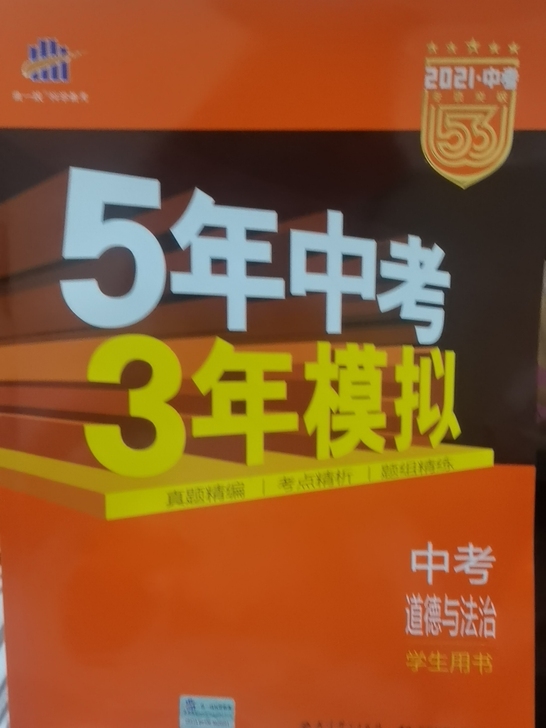 2021初中中考53五三道德与法治政治复习...
