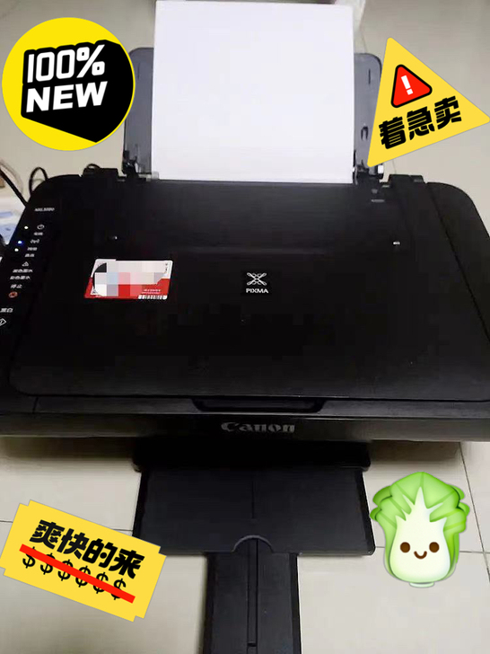 【九成新】佳：能MG3080家用打印机手机...