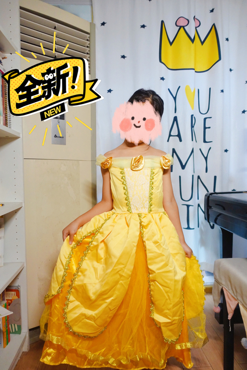 贝儿公主裙 公主扮演  演出服 礼服  x...