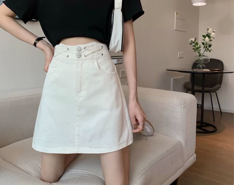 夏季2020新款大码高腰半身裙女胖mm显瘦...