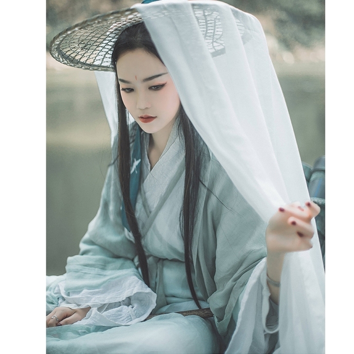 清平调魏晋风交领汉服女夏超仙古风广袖流仙裙...