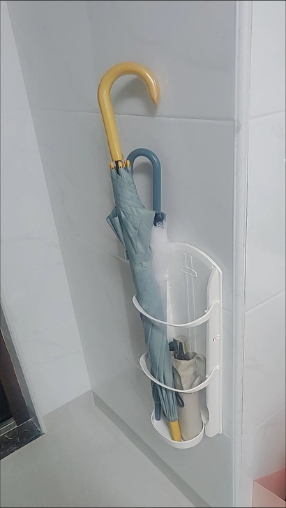 【福利款！】雨伞收纳架挂墙门口家用小伞桶沥...