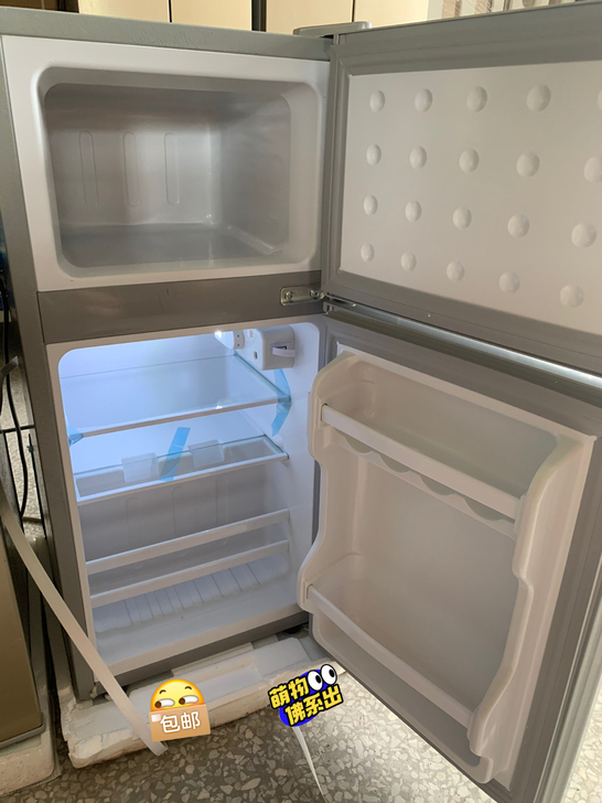 美的 特价小冰箱 迷你双开门 家用 大容量...