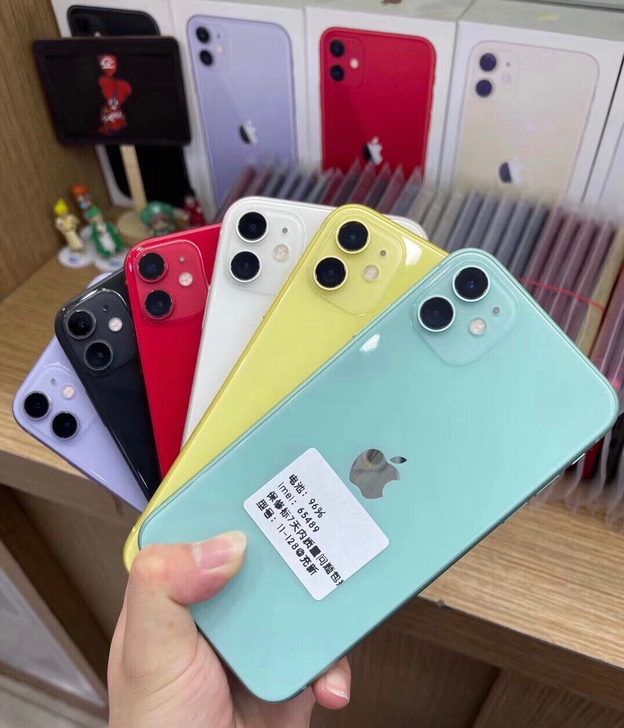 苹果iPhone11 红色 98新苹果11...