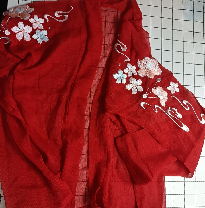 绝版汉服付邮送茗月萱原创刺绣改良汉服汉元素