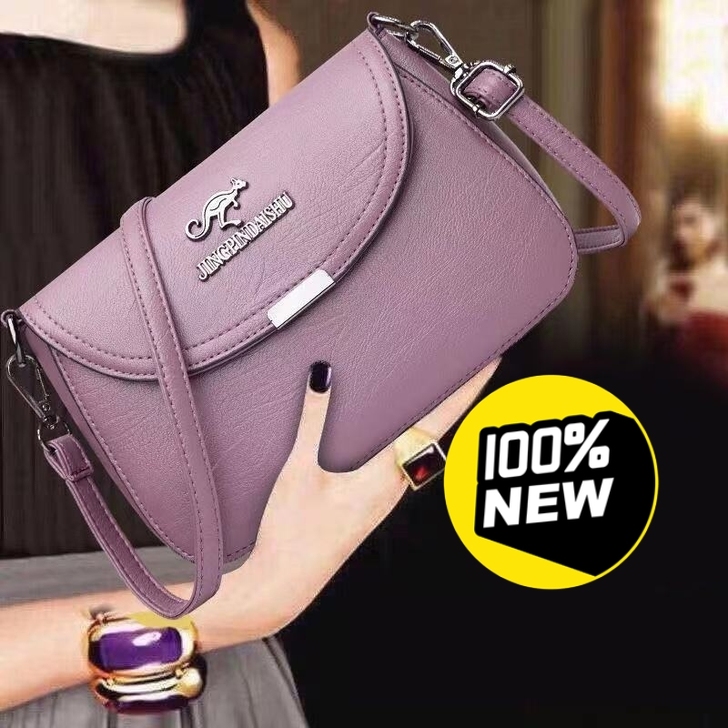 袋鼠真皮包包2021新款单肩包挎包斜挎妈妈...