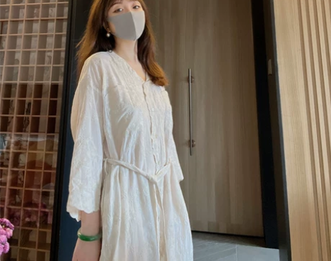 连衣裙叶隙间洒落的阳光 Xodgz夏季限量...