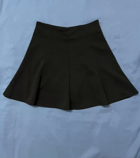 A字短裙百褶裙高腰显腿长XS码 腰围适合6...