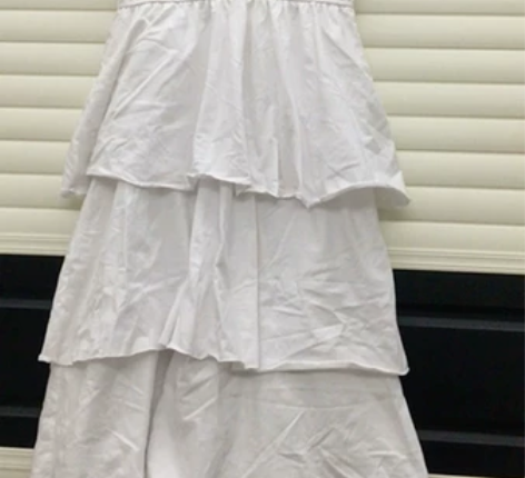 连衣裙白色纯棉蛋糕裙 入手渠道：淘宝将近5...