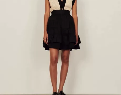 白色蛋糕裙女2019春夏高腰中长款百褶裙半...