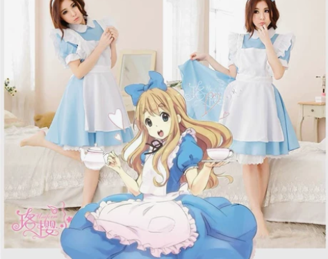 猫老师爱丽丝梦游仙境COS衣服cospla...